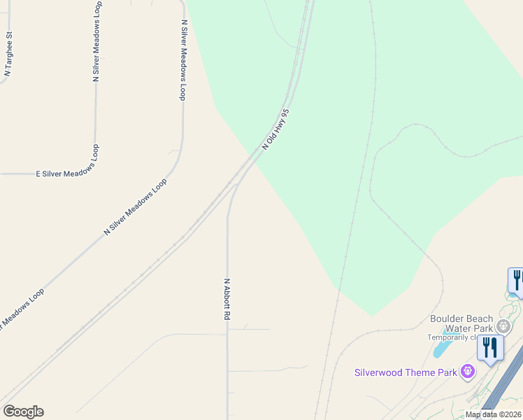 map of restaurants, bars, coffee shops, grocery stores, and more near 26804 Old Highway 95 in Athol