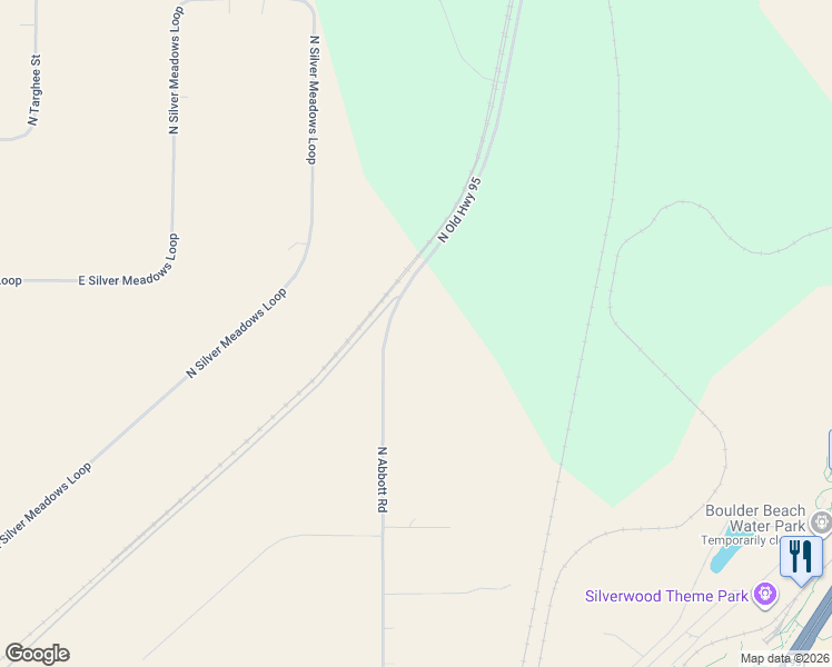 map of restaurants, bars, coffee shops, grocery stores, and more near 26804 Old US Highway 95 in Athol