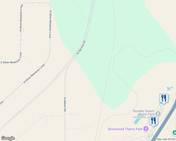 map of restaurants, bars, coffee shops, grocery stores, and more near 26804 Old Highway 95 in Athol