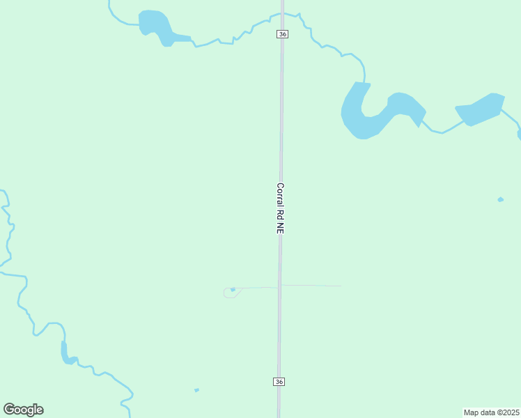 map of restaurants, bars, coffee shops, grocery stores, and more near 37997 Corral Road Northeast in Kelliher