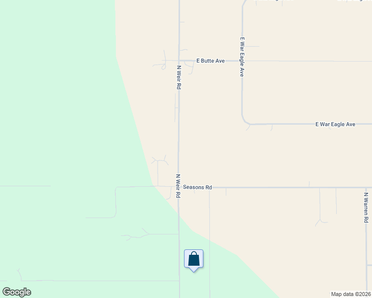 map of restaurants, bars, coffee shops, grocery stores, and more near 27408 North Weir Road in Athol