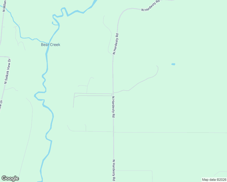 map of restaurants, bars, coffee shops, grocery stores, and more near 29024 North Hardesty Road in Chattaroy