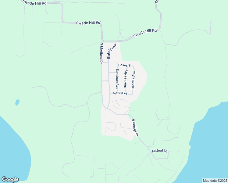 map of restaurants, bars, coffee shops, grocery stores, and more near 3625 Harper Street in Clinton