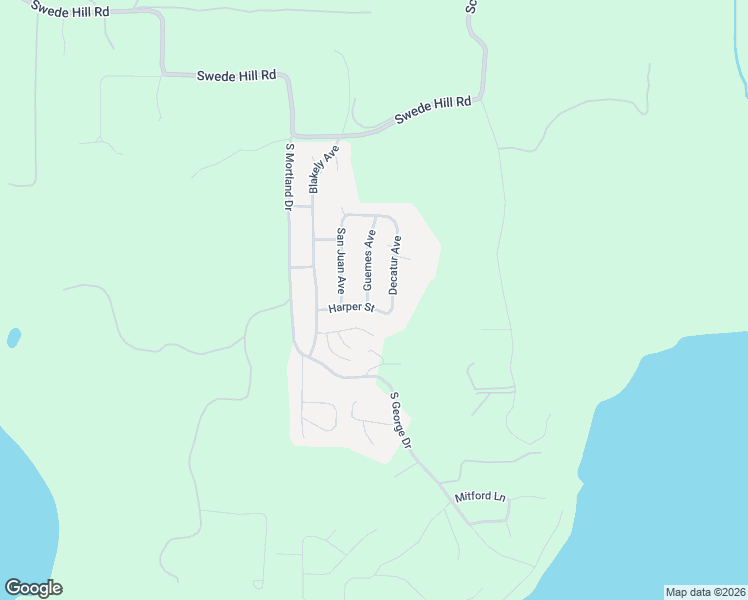 map of restaurants, bars, coffee shops, grocery stores, and more near 3673 Harper Street in Clinton