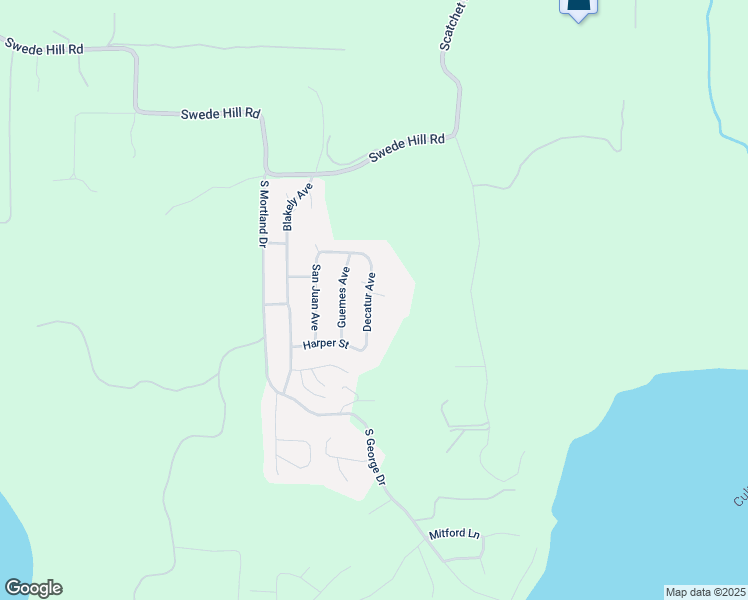 map of restaurants, bars, coffee shops, grocery stores, and more near 7881 Decatur Avenue in Clinton