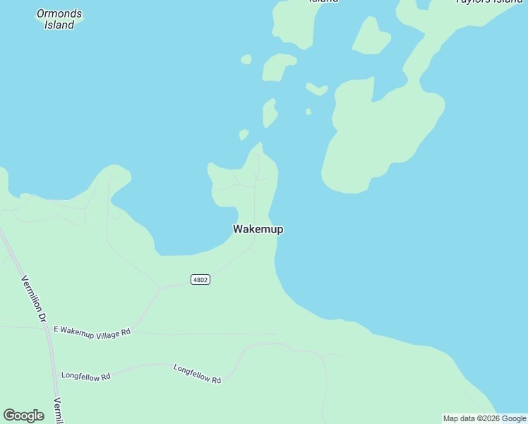 map of restaurants, bars, coffee shops, grocery stores, and more near 8984 East Wakemup Village Road in Cook