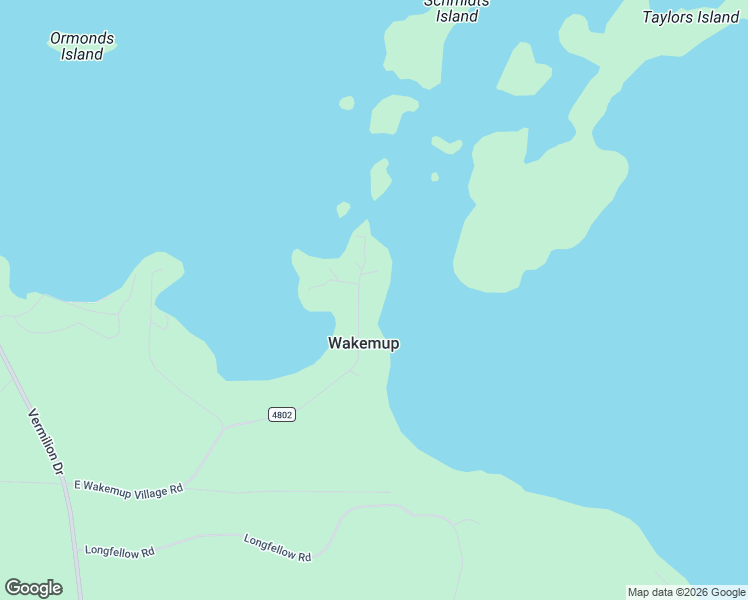 map of restaurants, bars, coffee shops, grocery stores, and more near 8984 East Wakemup Village Road in Cook