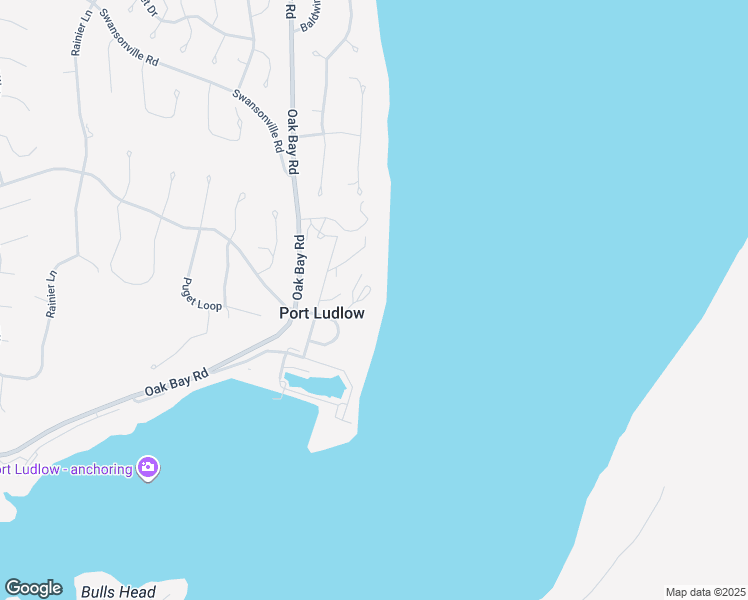 map of restaurants, bars, coffee shops, grocery stores, and more near 121 Marina View Drive in Port Ludlow