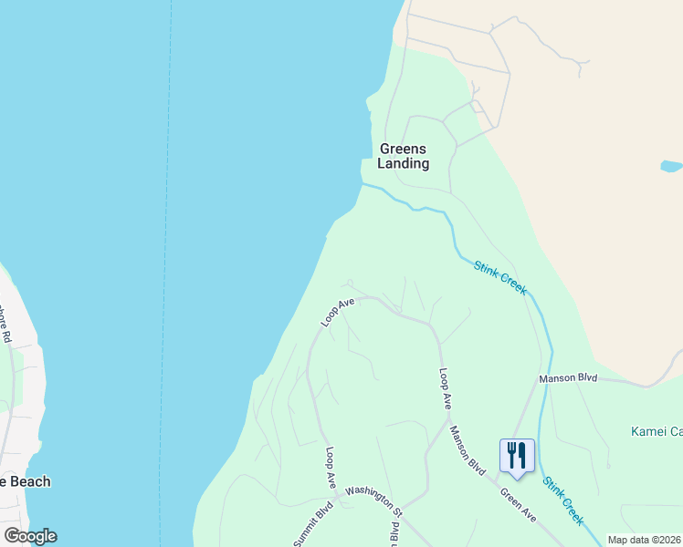 map of restaurants, bars, coffee shops, grocery stores, and more near 630 Loop Avenue in Manson