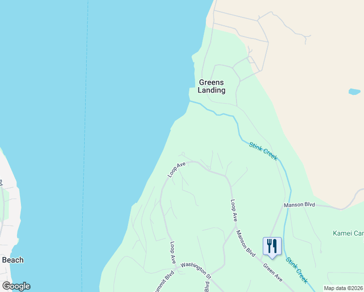 map of restaurants, bars, coffee shops, grocery stores, and more near 630 Loop Avenue in Manson