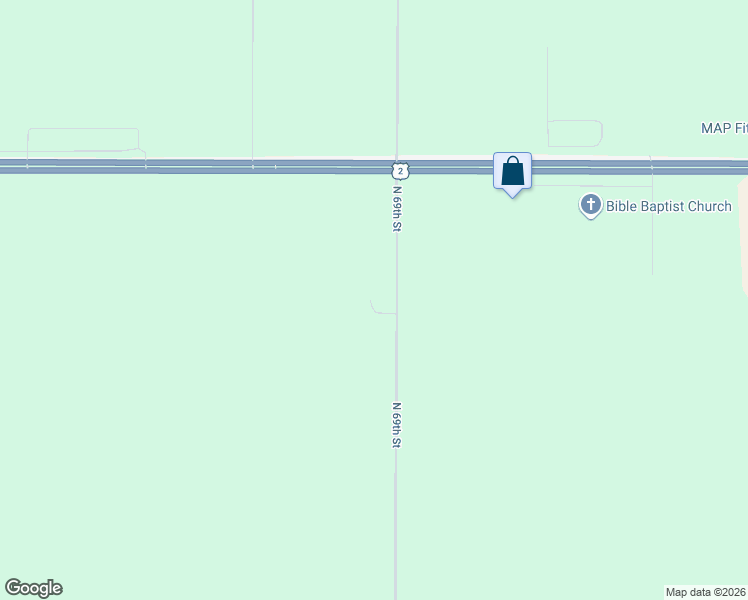 map of restaurants, bars, coffee shops, grocery stores, and more near 935 North 69th Street in Grand Forks