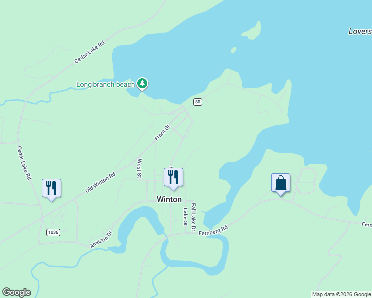 map of restaurants, bars, coffee shops, grocery stores, and more near 478 Main Street in Ely