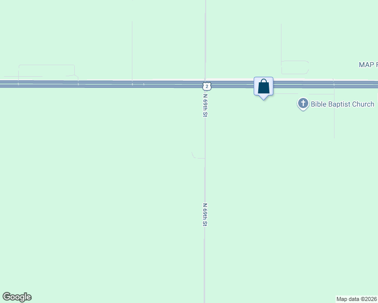 map of restaurants, bars, coffee shops, grocery stores, and more near 935 North 69th Street in Grand Forks