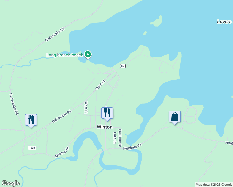 map of restaurants, bars, coffee shops, grocery stores, and more near 478 Main Street in Ely