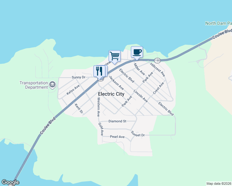 map of restaurants, bars, coffee shops, grocery stores, and more near 23 Goodfellow Avenue in Electric City