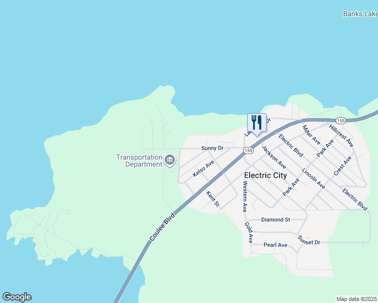 map of restaurants, bars, coffee shops, grocery stores, and more near 320 Sunny Drive in Electric City
