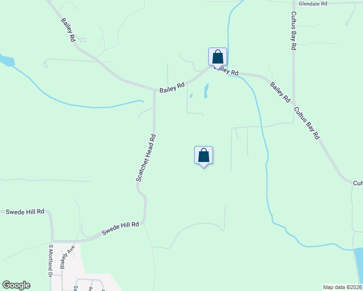 map of restaurants, bars, coffee shops, grocery stores, and more near 7651 Scatchet Head Road in Clinton