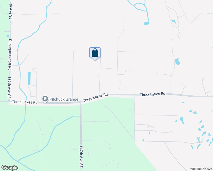 map of restaurants, bars, coffee shops, grocery stores, and more near 14927 Three Lakes Road in Snohomish