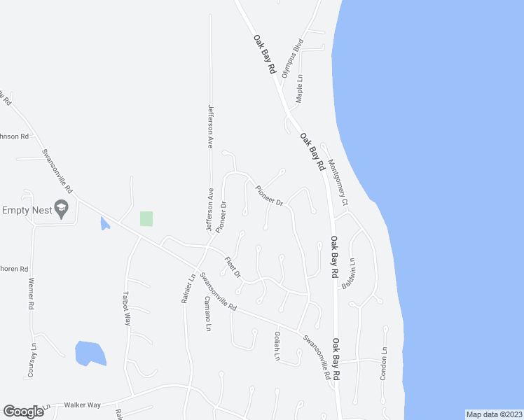 map of restaurants, bars, coffee shops, grocery stores, and more near 30 Harms Lane in Port Ludlow