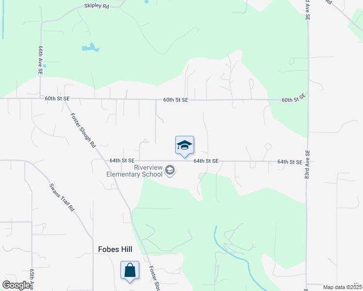 map of restaurants, bars, coffee shops, grocery stores, and more near 7431 64th Street Southeast in Snohomish