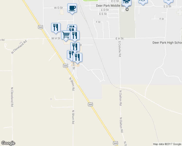 map of restaurants, bars, coffee shops, grocery stores, and more near 206 Meadowmere Road in Deer Park