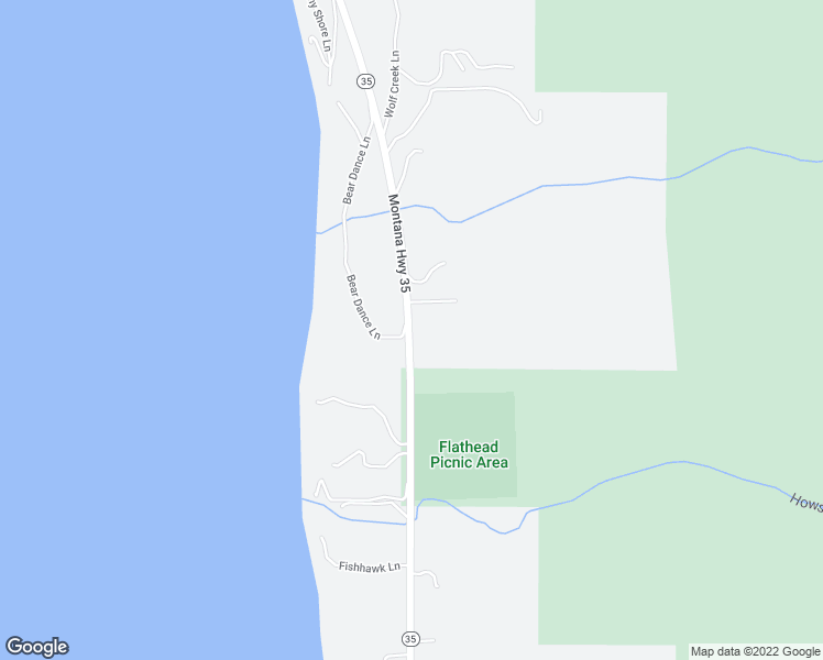 map of restaurants, bars, coffee shops, grocery stores, and more near 19290 Mount Highway 35 in Bigfork