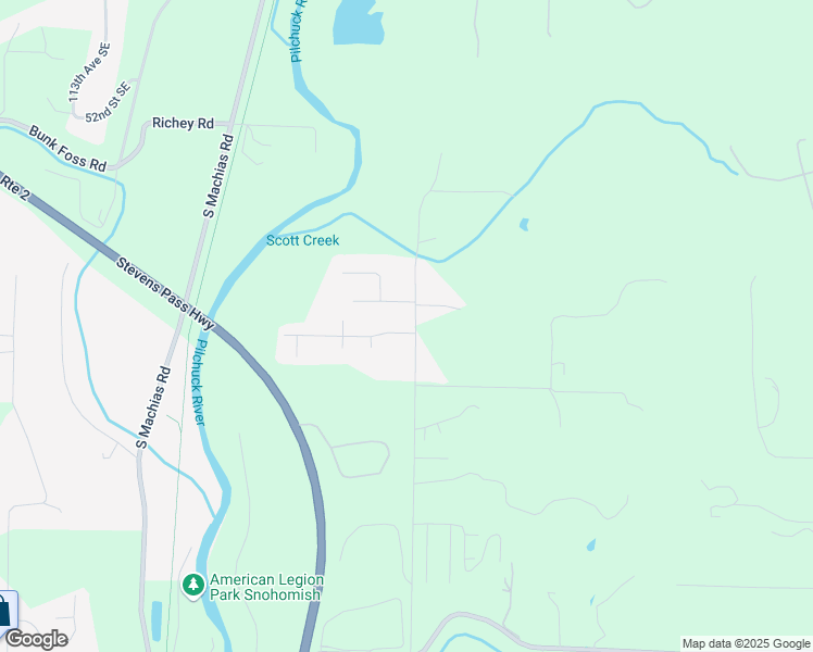 map of restaurants, bars, coffee shops, grocery stores, and more near 12223 58th Place Southeast in Snohomish