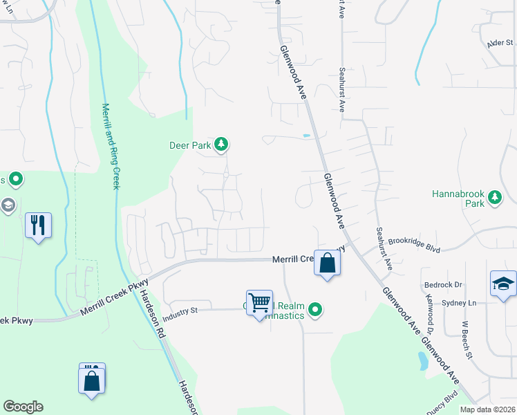 map of restaurants, bars, coffee shops, grocery stores, and more near 5710 10th Drive West in Everett