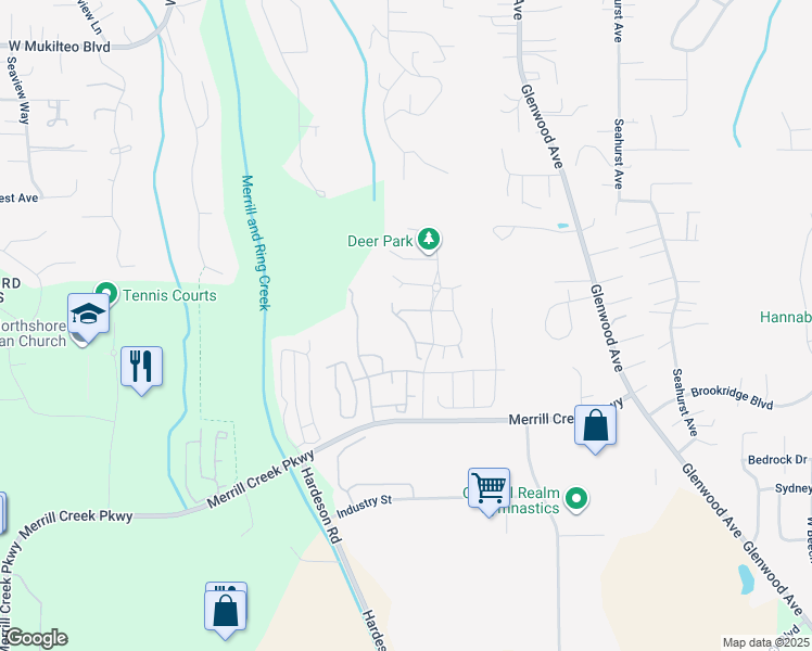 map of restaurants, bars, coffee shops, grocery stores, and more near 1311 56th Street Southwest in Everett