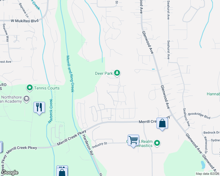 map of restaurants, bars, coffee shops, grocery stores, and more near 1311 56th Street Southwest in Everett