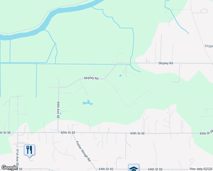 map of restaurants, bars, coffee shops, grocery stores, and more near 5410 70th Drive Southeast in Snohomish