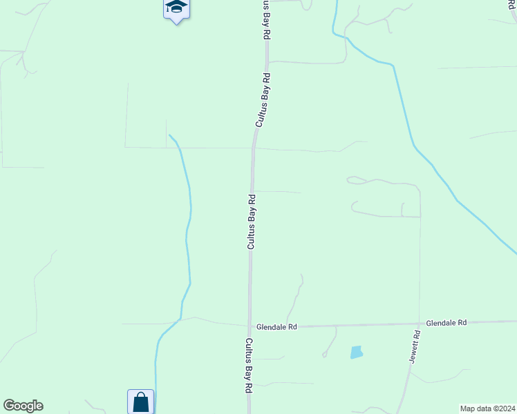 map of restaurants, bars, coffee shops, grocery stores, and more near 7271 Cultus Bay Road in Clinton