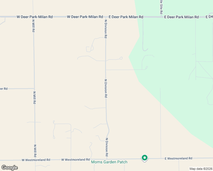 map of restaurants, bars, coffee shops, grocery stores, and more near 32021 North Division Road in Deer Park