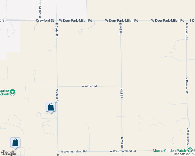 map of restaurants, bars, coffee shops, grocery stores, and more near 1010 West Antler Road in Deer Park