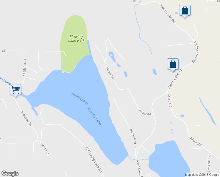 map of restaurants, bars, coffee shops, grocery stores, and more near 5310 Weber Road in Snohomish