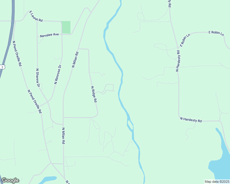 map of restaurants, bars, coffee shops, grocery stores, and more near 32518 North Ridge Road in Chattaroy