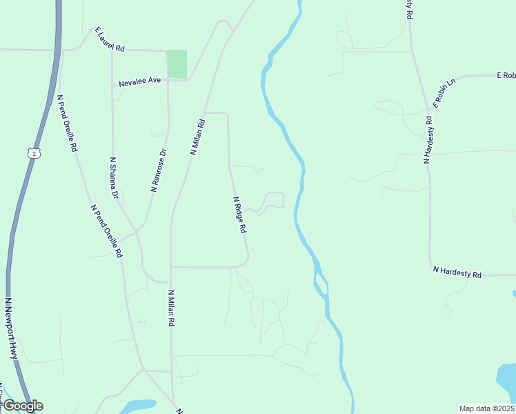 map of restaurants, bars, coffee shops, grocery stores, and more near 32518 North Ridge Road in Chattaroy
