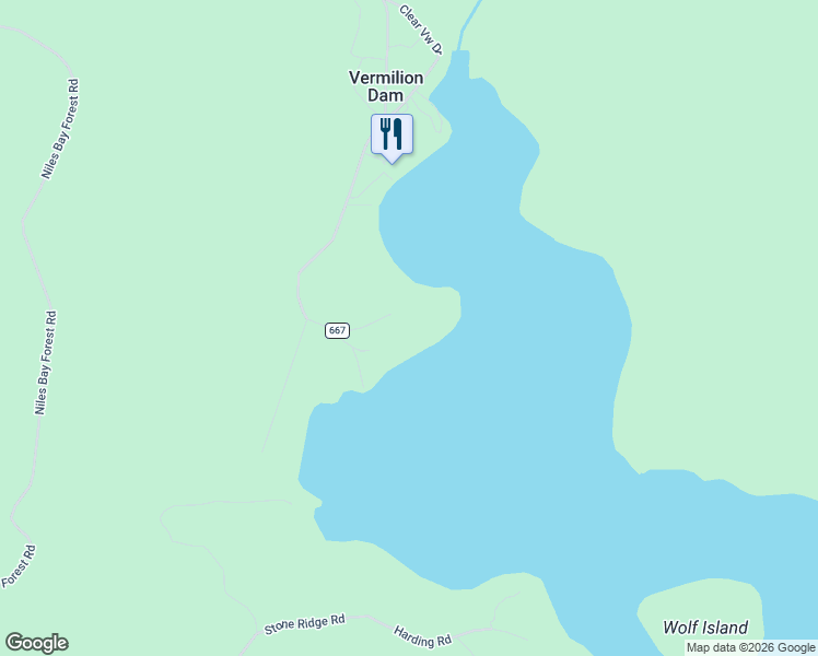 map of restaurants, bars, coffee shops, grocery stores, and more near 3165 Randa Road in Orr