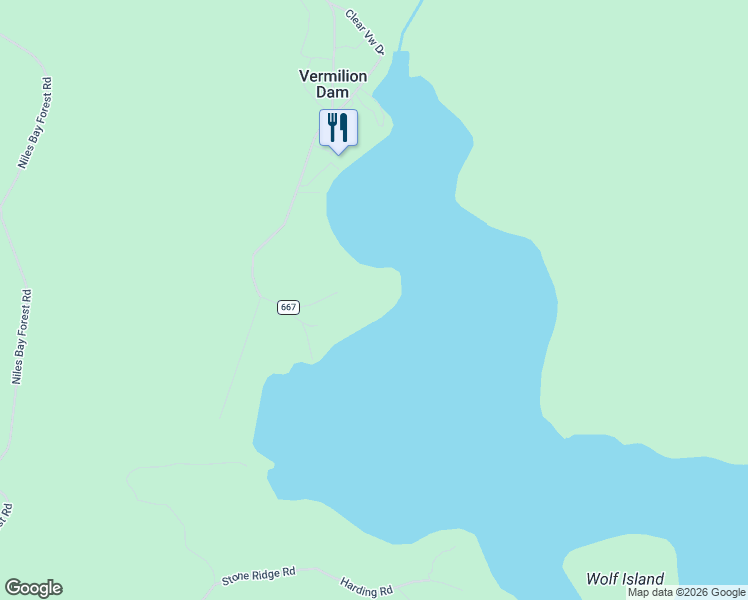 map of restaurants, bars, coffee shops, grocery stores, and more near 3163 Randa Road in Orr