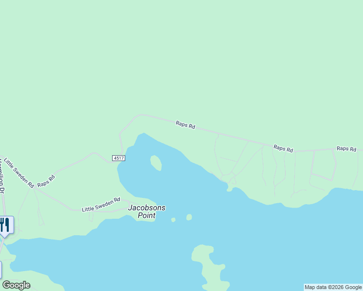 map of restaurants, bars, coffee shops, grocery stores, and more near 9006 Raps Road in Cook