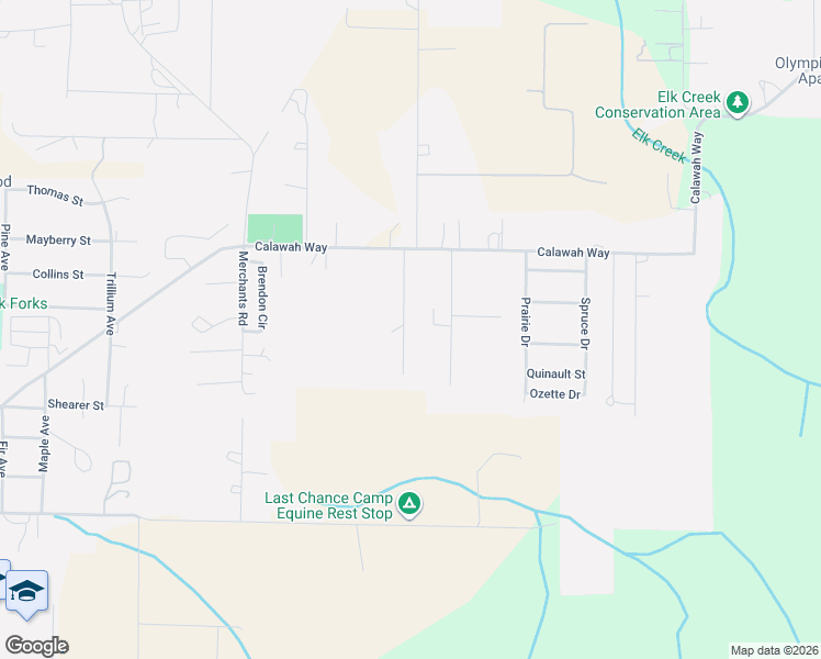 map of restaurants, bars, coffee shops, grocery stores, and more near 421 Leppell Road in Forks