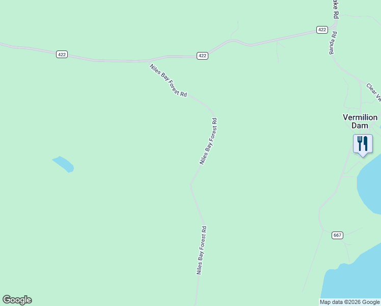 map of restaurants, bars, coffee shops, grocery stores, and more near 3235 Niles Bay Forest Road in Orr