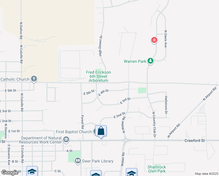 map of restaurants, bars, coffee shops, grocery stores, and more near 1339 E 4th St in Deer Park