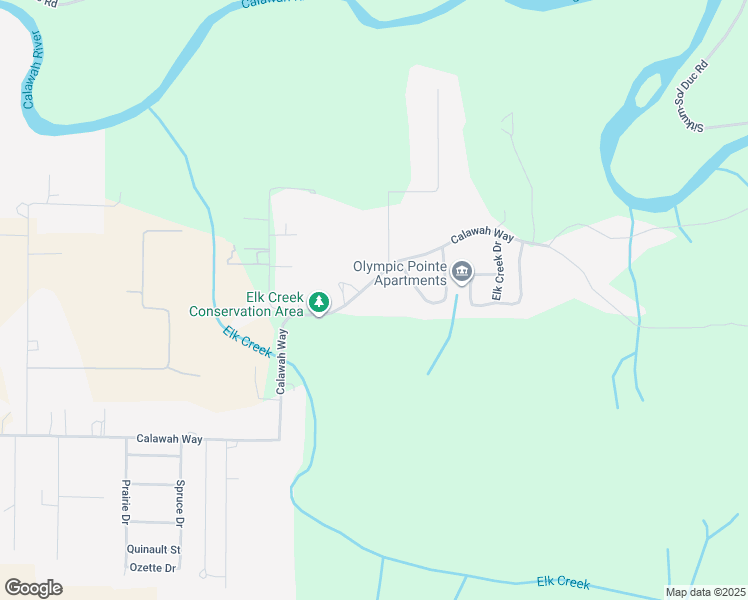 map of restaurants, bars, coffee shops, grocery stores, and more near 2300 Calawah Way in Forks