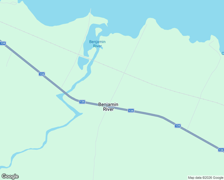 map of restaurants, bars, coffee shops, grocery stores, and more near 15 Benjamin Portage Road North in Benjamin River