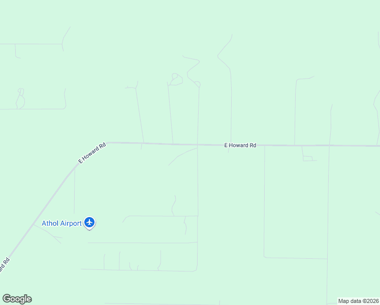 map of restaurants, bars, coffee shops, grocery stores, and more near 31987 North Bonanza Trail in Athol