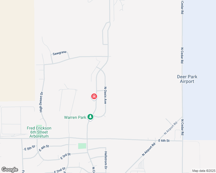 map of restaurants, bars, coffee shops, grocery stores, and more near 1014 North Oasis Avenue in Deer Park
