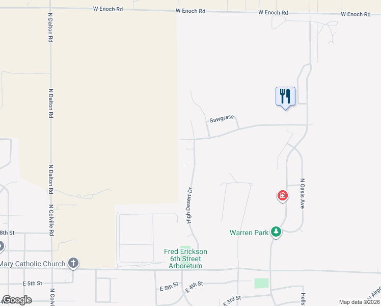 map of restaurants, bars, coffee shops, grocery stores, and more near 1320 East Chelan Court in Deer Park