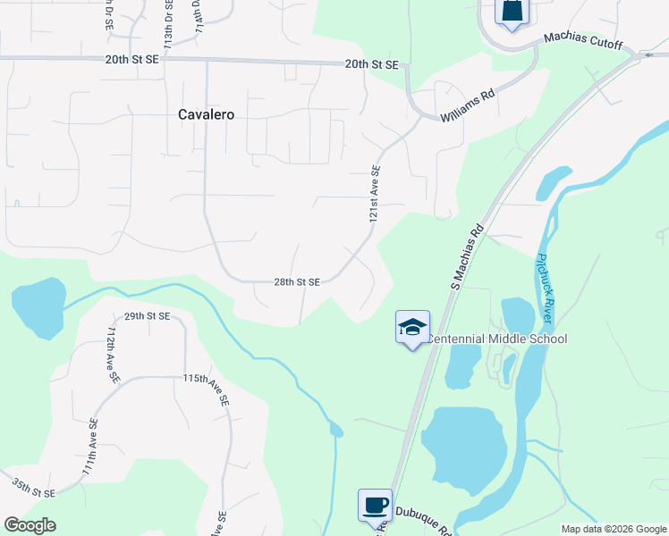 map of restaurants, bars, coffee shops, grocery stores, and more near 11905 28th Street Southeast in Lake Stevens