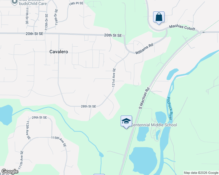 map of restaurants, bars, coffee shops, grocery stores, and more near 12006 25th Avenue Southeast in Everett